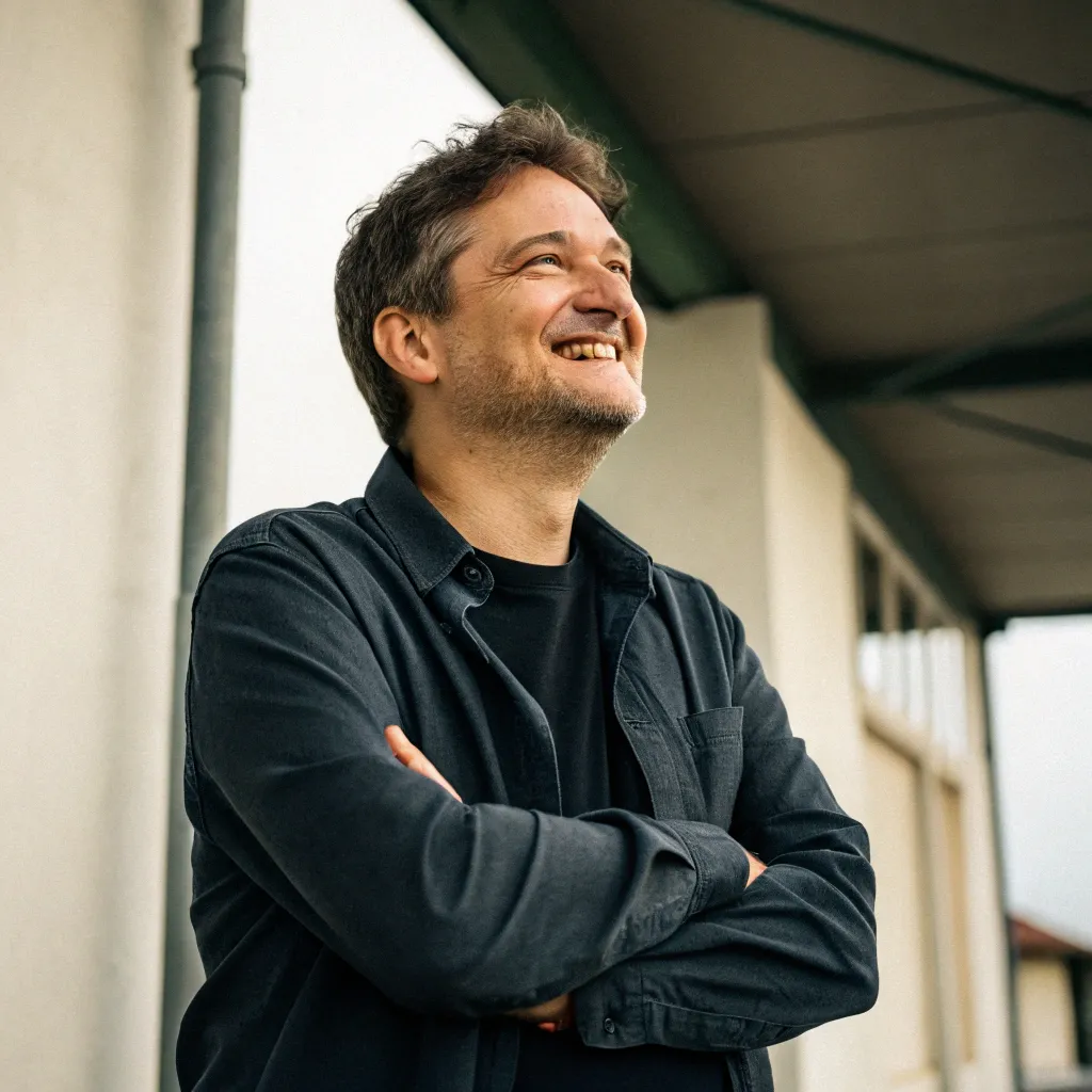 Michael Jones looking satisfied